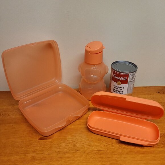 Tupperware Lunch Set - Coral - Picture 1 of 3